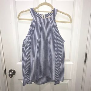Altar’d State Blue & White Striped Top